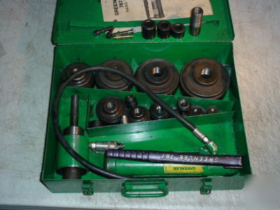 Greenlee 7310 knockout punch SET1/2 thru 4