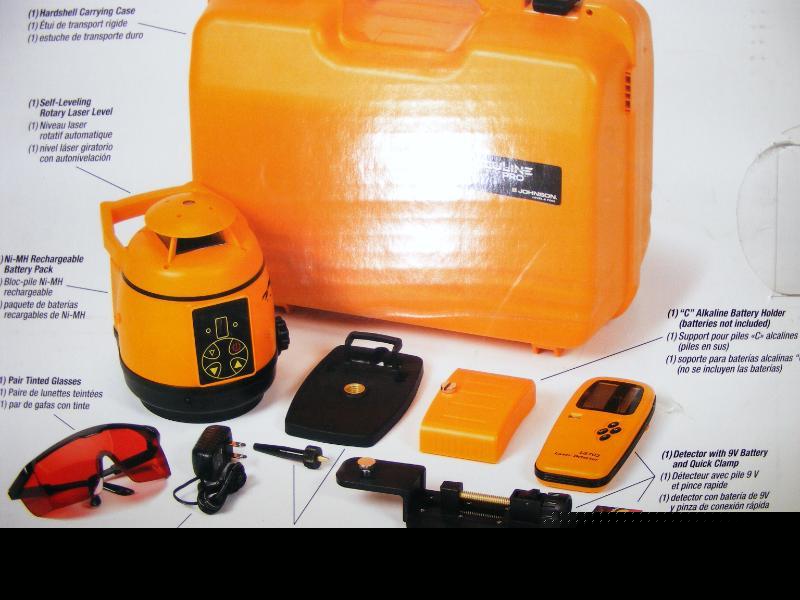 Johnson acculine pro laser level self-leveling 40-6530 