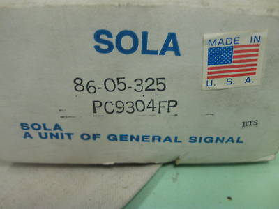 New 86-05-325 sola power supply in box