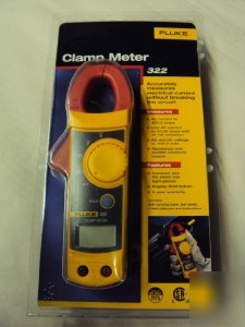 New fluke 322 ac clamp on meter