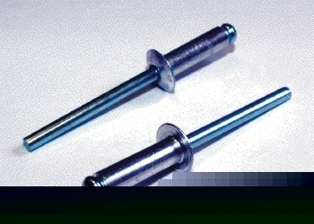 Pack of 100 x 4MM x 10MM alloy dome head pop rivets