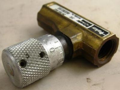 Parker schrader bellows needle valve 