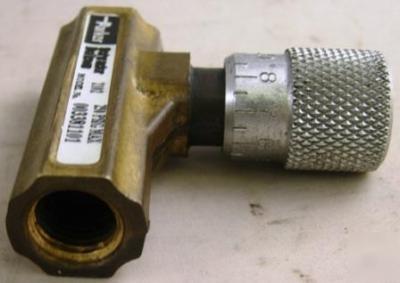 Parker schrader bellows needle valve 