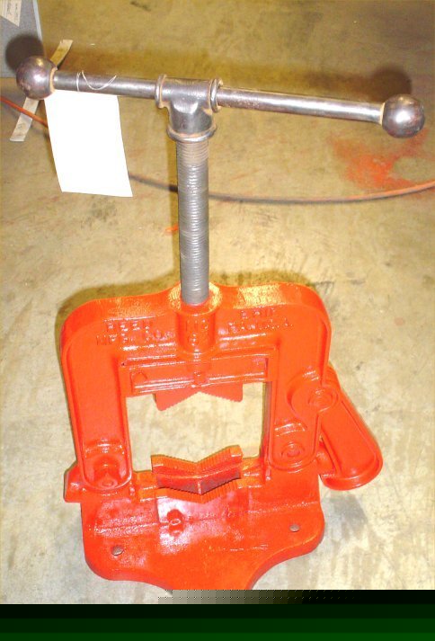 Reed pipe fab clamp yoke bench vise 1/4