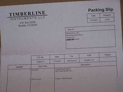 Timberline instruments tl-2250 mobile phase heater