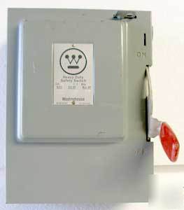 Westinghouse hf-221 30 amp 1PH 240V indoor disconnect