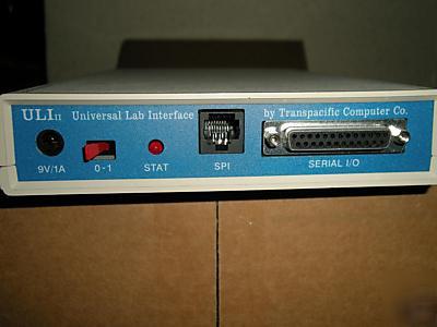  computer lab interfaces vernier universal uli serie ii