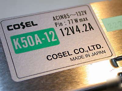 10 cosel 24V power supply K50A-12