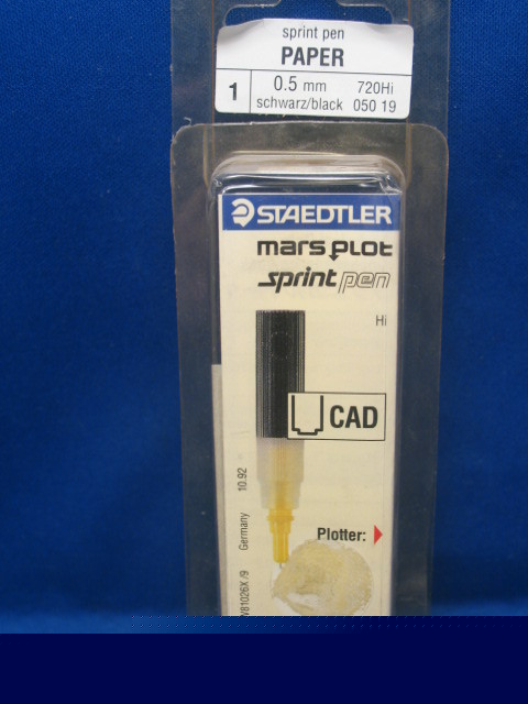 720HI 5019 staedtler sprint plotter pen paper .5 black