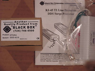 Black box T1 and dds surge protector, SP526A, 