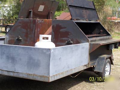 Commercial rotisserie cooker smoker grill