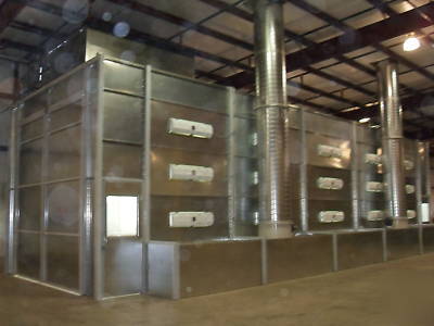 New 18W x 54L x 16T side downdraft paint spray booth 