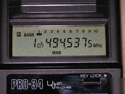 Realistic pro-34 programmable scanner/ charger