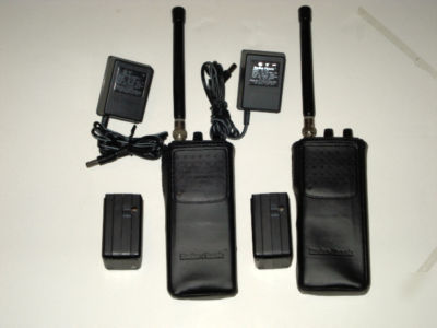 Two radio shack 19-1202 two-way business radio motorola