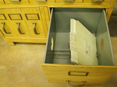 Vintage, rare, metal, multi use filing, storage cabinet