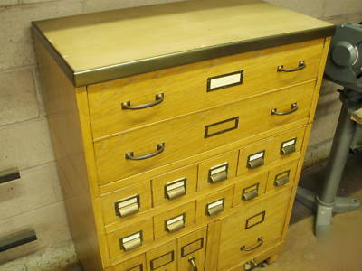 Vintage, rare, metal, multi use filing, storage cabinet