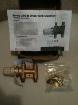 Watts under sink mixing valve 3/8
