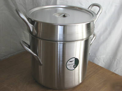 Vollrath 20 quart stainless steel double boiler #77130