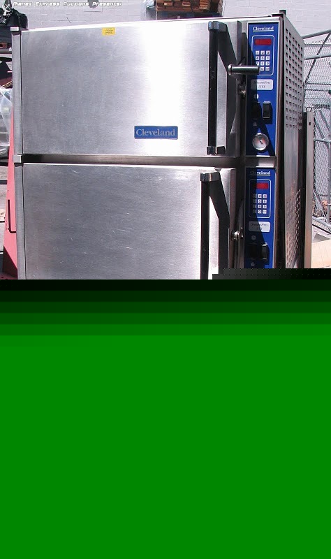 Cleveland steampro xvi natural gas steamer free freight