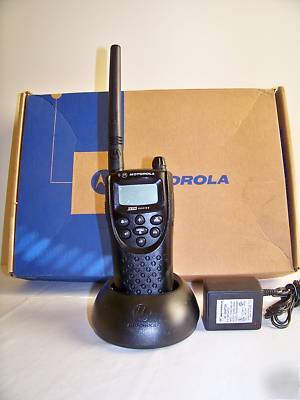 Motorola CP100 15 channel two way radio vhf extras 