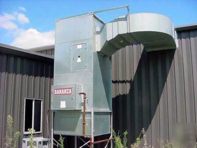 Bananza heated paint booth make-up air unit 24500 cfm