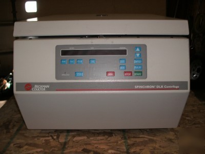 Beckman spinchron dlx centrifuge -used
