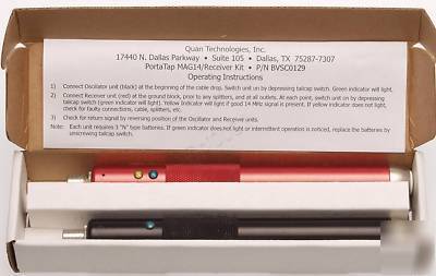 Catv satellite tv RG6 RG59 coax coaxial cable tester nw