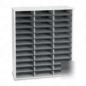 Fellowes gray wood literature organizer |25061