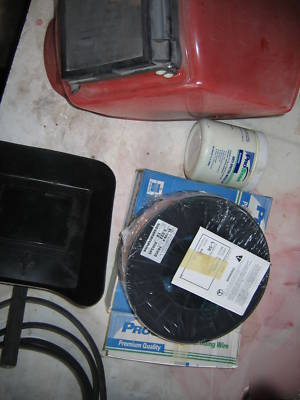 Lincoln MIG135 & 175 mig gun lot & harris gas regulator
