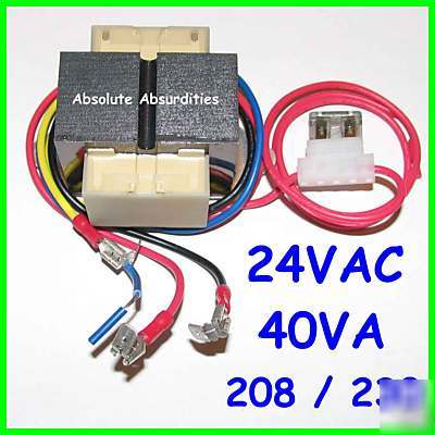 Lot of 8 fused 24V 40VA transformer 208V 230V 220V 240V