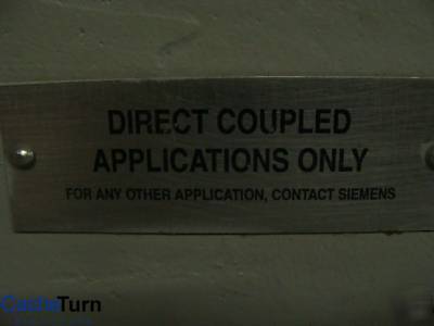 Siemens electric motor frame 449 tdv / type rgzveesd 