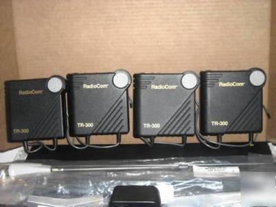 Telex radiocom btr-300 wireless + 4 beltpacks/headsets