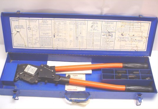 Thomas betts TBM6S shure stake crimper #8-500 mcm 