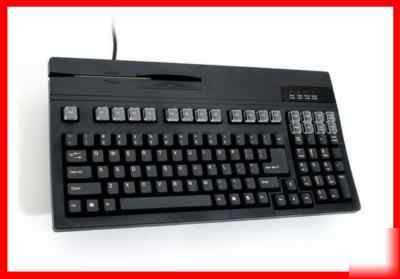 Unitech pos keyboard K2726B 101 keys w/msr tracks