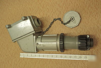 Waterproof,plug & receptacle- 60 amp,4 wire, to 600 v