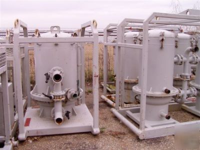 1000 sq ft de filter press unit completion fluid filter