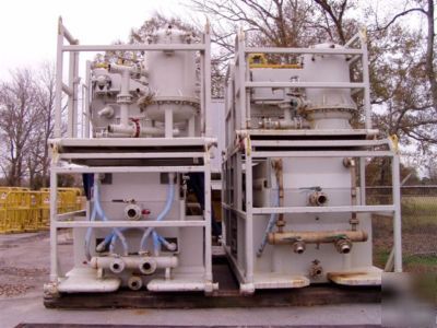 1000 sq ft de filter press unit completion fluid filter