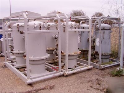 1000 sq ft de filter press unit completion fluid filter