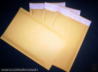 200 ~ 6 x 9 kraft bubble lined envelopes #0 free ship