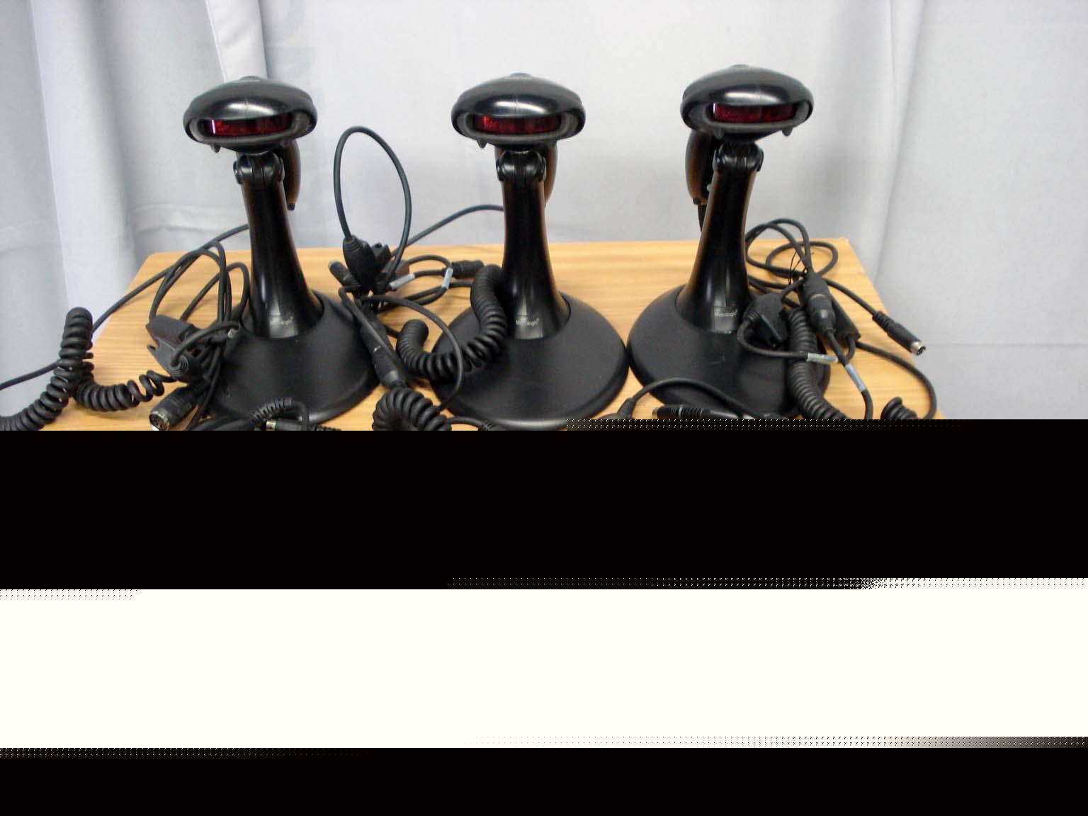 5 metrologic voyager MS9540 laser barcode scanners
