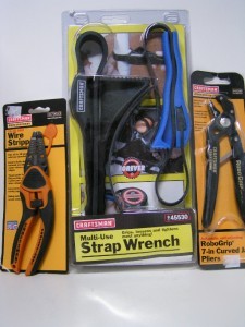 Craftsman robogrip, wire stripper, strap wrench