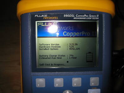 Fluke 990DSL copperpro series ii tester & TN2100 device