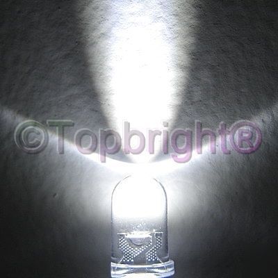 New 100 pcs ultrabright white led 5MM 55,000MCD f/r