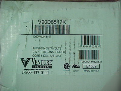 New ballast mh 1000W 120-277V M47 cwa prewire kit 