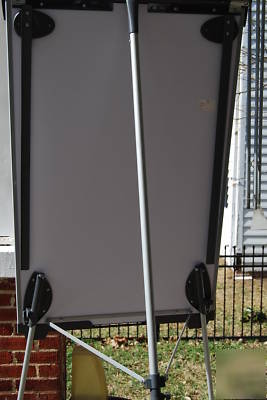 Quartet euro presentation dry erase board easel magnetc