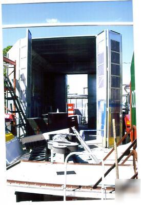 Romac cross-draft drive thru truck spray paint booth 