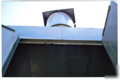 Romac cross-draft drive thru truck spray paint booth 