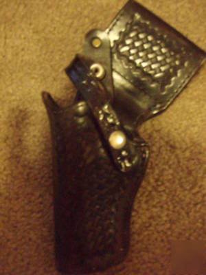Used bianchi 99R basketweave lh holster for s&w k frame