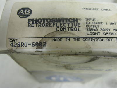 42SRU-6002 allen bradley photoswitch 10-30VDC