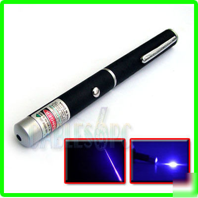 5MW 405NM violet purple blue-ray blue laser pointer pen